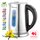 2200 Watt Edelstahl Wasserkocher mit Temperaturwahl 1,7 L LED BPA-FREE / Regler