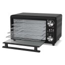 Dörrgerät mit 100 % plastikfreiem Lebensmittelkontakt – TurboTronic TurboWave BIO FD14, 14 L, 5 Metallgitter, 30–80 °C, 12-h-Timer; für eigene Snacks aus Obst, Gemüse, Fleisch und Pilzen; Dörrautomat, Dörrapparat, Obsttrockner, Früchtetrockner und Dörrer
