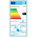TurboTronic Multi Zyklon Staubsauger - CV04 - brachiale 22kPa Saugkraft 900W ohne Beutel kleiner Trockensauger für Parkett, Tierhaare & Hundehaare, beutellos Bodenstaubsauger