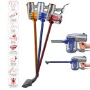 600W Zyklon Staubsauger, beutelloser 2 in 1 Handstaubsauger inkl. Wandhalterung