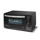 TurboTronic Minibackofen - EV14 - 14 Liter Schwarz, inkl. 1x Grillrost, 1200W Mini Tischbackofen Camping Pizzaofen Kleiner Ofen 100-230°C Mini Backofen