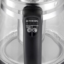 TurboTronic Glas-Wasserkocher – TT-LED11 – 2200 W, 1,5 l, Temperaturwahl, herausnehmbares Teesieb, Warmhaltefunktion, 100 % plastikfrei