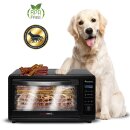 TurboTronic Dörrgerät TurboWave - DFD14 - BIO 14 Liter - 35°C bis 80°C - komplett aus Metall 5 Etagen Obst Gemüse Fleisch Pilze Früchtetrockner Dörrapparat Dörrer Dörrautomat Edelstahl