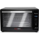 TurboTronic Dörrgerät TurboWave – DFD30 – BIO, 30 l, 35–80 °C, komplett aus Metall, 8 Ebenen, für Obst, Gemüse, Fleisch und Pilze, Edelstahl