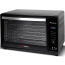 TurboTronic Dörrgerät TurboWave – DFD30 – BIO, 30 l, 35–80 °C, komplett aus Metall, 8 Ebenen, für Obst, Gemüse, Fleisch und Pilze, Edelstahl