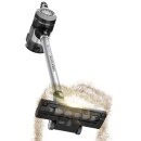 TurboTronic Akku Staubsauger - IQ8 - 22.2V LI-ION, kabelloser 2 in 1 Boden- /Handstaubsauger, beutellos, ultra-Leichtgewicht, extrem starke Saugkraft > 8 kPa, inkl. umfangreichem Zubehör Schwarz