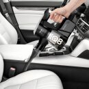 TurboTronic Akku Staubsauger - IQ8 - 22.2V LI-ION, kabelloser 2 in 1 Boden- /Handstaubsauger, beutellos, ultra-Leichtgewicht, extrem starke Saugkraft > 8 kPa, inkl. umfangreichem Zubehör Schwarz