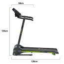 SportTronic ST-500 Klappbares Laufband – 1 PS Motor, bis 10 km/h, Fitness App kompatibel, Selbstschmiersystem, Home Cardio Trainer für Zuhause