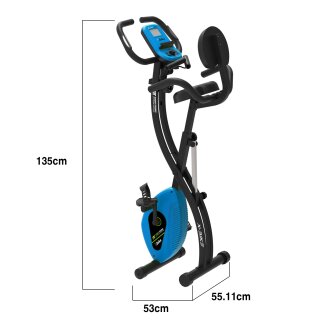 SportTronic ST-X6 Heimtrainer Fahrrad Fahrradtrainer 8 Widerstandsstu,  119,99