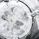 TurboTronic Standmixer - BG5 - 1200 Watt mit 1,5L Glasbehälter Edelstahl Silber, Glas Smoothie Mixer / Maker Ice Crush Funktion Milchshaker Blender BPA FREI