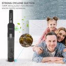 TurboTronic Handstaubsauger - TT-LUX-500 - 90W Akku Handsauger beutellos, 2 Saugstufen, kabellos, mit Dockingstation & HEPA-Filter