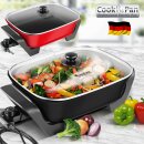 TurboTronic Elektropfanne - EP4 -  40x30, Pizzapfanne, Partypfanne, elektrische Multipfanne, Paella