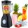 TurboTronic Standmixer - BG6 - 1400 Watt mit 1,5L Glasbehälter Edelstahl Silber, Glas Smoothie Mixer / Maker Ice Crush Funktion Milchshaker Blender BPA FREI Schwarz