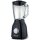 TurboTronic Standmixer - BG6 - 1400 Watt mit 1,5L Glasbehälter Edelstahl Silber, Glas Smoothie Mixer / Maker Ice Crush Funktion Milchshaker Blender BPA FREI Schwarz