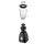 TurboTronic Standmixer - BG6 - 1400 Watt mit 1,5L Glasbehälter Edelstahl Silber, Glas Smoothie Mixer / Maker Ice Crush Funktion Milchshaker Blender BPA FREI Schwarz