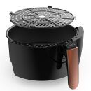 TurboTronic Heissluftfritteuse Retro 3 Liter - AF3 - Heißluftfritteuse, Airfryer, Fritteuse ohne Fett / Öl, 90°C 210°C Heiß Luftfritteuse Air Friteuse Power