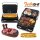 Kontaktgrill abnehmbare Platten, Tischgrill elektrisch, digital, Sandwichtoaster