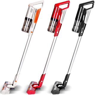 TurboTronic Akku Staubsauger - C26 - kabelloser 2in1 Stabstaubsauger & Handstaubsauger, 22,2 V Lithium-Akku, 11 kPa Saugleistung, beutellos, Tierhaar-Bürste