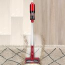 TurboTronic Akku Staubsauger - C26 - kabelloser 2in1 Stabstaubsauger & Handstaubsauger, 22.2V Lithium Akku, 11 kPa Saugleistung, beutellos, Tierhaar-Bürste