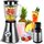 1500W Standmixer mit Fruchtfilter 1,5L Glas-Behälter BPA-frei Blender Edelstahl
