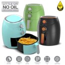 TurboTronic Heissluftfritteuse Retro, 3,5 Liter - AF11M - Heißluftfritteuse, Airfryer, Fritteuse ohne Fett / Öl, 90°C 210°C Heiß Luftfritteuse Air Friteuse Power