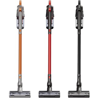 TurboTronic Akku Staubsauger - IQ9 - kabelloser 2in1 Stabstaubsauger & Handstaubsauger, 10 kPa Saugleistung, 35 Min Laufzeit, beutellos, LED-Bodenbürste