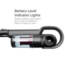 TurboTronic Akku Staubsauger - IQ9 - kabelloser 2in1 Stabstaubsauger & Handstaubsauger, 10 kPa Saugleistung, 35 Min Laufzeit, beutellos, LED-Bodenbürste