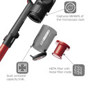 TurboTronic Akku Staubsauger - IQ9 - kabelloser 2in1 Stabstaubsauger & Handstaubsauger, 10 kPa Saugleistung, 35 Min Laufzeit, beutellos, LED-Bodenbürste