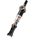 TurboTronic Akku Handstaubsauger - TT-CT20 - 15 kPa – Extrem Saugstark, Kabellos, Mit Ladestation, Beutellos, Für Auto, Haushalt & Tierhaare schwarz-gold