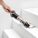 TurboTronic Akku Handstaubsauger - TT-CT20 - 15 kPa – Extrem Saugstark, Kabellos, Mit Ladestation, Beutellos, Für Auto, Haushalt & Tierhaare schwarz-gold