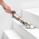 TurboTronic Akku Handstaubsauger - TT-CT20 - 15 kPa – Extrem Saugstark, Kabellos, Mit Ladestation, Beutellos, Für Auto, Haushalt & Tierhaare Silber-Orange