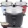 TurboTronic Reiskocher - RC2P - 1,5 Liter mit Dampfgareinsatz aus Edelstahl PLASTIKFREI Rice Cooker Dampfgarer Design kleiner Reistopf mini Milchreis Retro