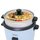 TurboTronic Reiskocher 1 Liter mit Dampfgareinsatz aus Edelstahl PLASTIKFREI Rice Cooker Dampfgarer Design kleiner Reistopf mini Milchreis Retro Blau