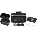 TurboTronic Grill und Heißluftfritteuse TurboAir - AG700 -  1800W, bis zu 6,5 L Volumen mit digitalem Temperaturfühler & Knusperplatte Fleischthermometer Elektrogrill Tischgrill Air Fryer heißluft fritteuse