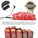 TurboTronic Grill und Heißluftfritteuse TurboAir - AG700 -  1800W, bis zu 6,5 L Volumen mit digitalem Temperaturfühler & Knusperplatte Fleischthermometer Elektrogrill Tischgrill Air Fryer heißluft fritteuse