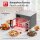 TurboTronic Mini Backofen - AFD32 - 4in1 Heißluftofen und Heißluftfritteuse XXL Version 32L 1700W inkl. Drehspieß, Dörrgerät ab 25°C & Grill, Airfryer, kleine Tisch Pizzaofen bis 6kg Pommes  silber