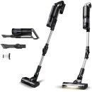 TurboTronic Akku Staubsauger - CV11 - kabelloser 2in1 Stabstaubsauger & Handstaubsauger, 120W, 11 kPa Saugleistung, HEPA Filter, Zyklon-Technologie, LED Bürste