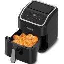 TurboTronic Heissluftfritteuse XL, 5 Liter - AF12 - digitale XL Heißluftfritteuse, 10 Programme, Airfryer, Fritteuse ohne Fett / Öl, 100°C - 200°C Airfryer Luftfritteuse Air Friteuse Power