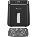 TurboTronic Heissluftfritteuse XL, 5 Liter - AF12 - digitale XL Heißluftfritteuse, 10 Programme, Airfryer, Fritteuse ohne Fett / Öl, 100°C - 200°C Airfryer Luftfritteuse Air Friteuse Power