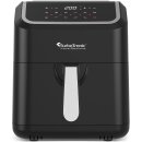 TurboTronic Heissluftfritteuse XL, 5 Liter - AF12 - digitale XL Heißluftfritteuse, 10 Programme, Airfryer, Fritteuse ohne Fett / Öl, 100°C - 200°C Airfryer Luftfritteuse Air Friteuse Power
