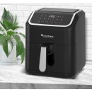 TurboTronic Heissluftfritteuse XL, 5 Liter - AF12 - digitale XL Heißluftfritteuse, 10 Programme, Airfryer, Fritteuse ohne Fett / Öl, 100°C - 200°C Airfryer Luftfritteuse Air Friteuse Power