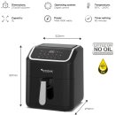 TurboTronic Heissluftfritteuse XL, 5 Liter - AF12 -...