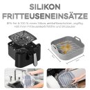 TurboTronic Heissluftfritteuse XL, 5 Liter - AF12 - digitale XL Heißluftfritteuse, 10 Programme, Airfryer, Fritteuse ohne Fett / Öl, 100°C - 200°C Airfryer Luftfritteuse Air Friteuse Power
