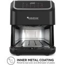 TurboTronic Heissluftfritteuse XL, 5 Liter - AF12 - digitale XL Heißluftfritteuse, 10 Programme, Airfryer, Fritteuse ohne Fett / Öl, 100°C - 200°C Airfryer Luftfritteuse Air Friteuse Power