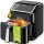 TurboTronic Heissluftfritteuse XL, 5 Liter - AF12 - digitale XL Heißluftfritteuse, 10 Programme, Airfryer, Fritteuse ohne Fett / Öl, 100°C - 200°C Airfryer Luftfritteuse Air Friteuse Power
