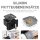 TurboTronic Heissluftfritteuse XL, 5 Liter - AF12 - digitale XL Heißluftfritteuse, 10 Programme, Airfryer, Fritteuse ohne Fett / Öl, 100°C - 200°C Airfryer Luftfritteuse Air Friteuse Power