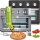 TurboTronic digitaler Heißluftofen XXL - AF32MRD - 32 Liter mit Drehspieß für Hähnchen 4in1 Mini Backofen & Power Heißluftfritteuse Airfryer ab 80°C