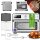 TurboTronic digitaler Heißluftofen XXL - AF32DRD - 32 Liter mit Drehspieß für Hähnchen 5 in1 Mini Backofen, Dörrer & Power Heißluftfritteuse Airfryer ab 25°C