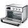 TurboTronic digitaler Heißluftofen XXL - AF32DRD - 32 Liter mit Drehspieß für Hähnchen 5 in1 Mini Backofen, Dörrer & Power Heißluftfritteuse Airfryer ab 25°C Silver