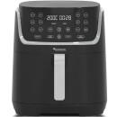 TurboTronic Heißluftfritteuse XXL - TT-AF13D - Airfryer 8 Liter 1700W Digital 13 Programme Touch-Display 80 bis 200°C Große Familiengröße Einlagegitter Schwarz